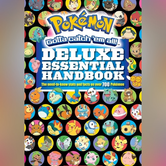 Pokémon Deluxe Essential Handbook: The Need-to-Know Stats and Facts on Over 700 - Picture 1 of 4